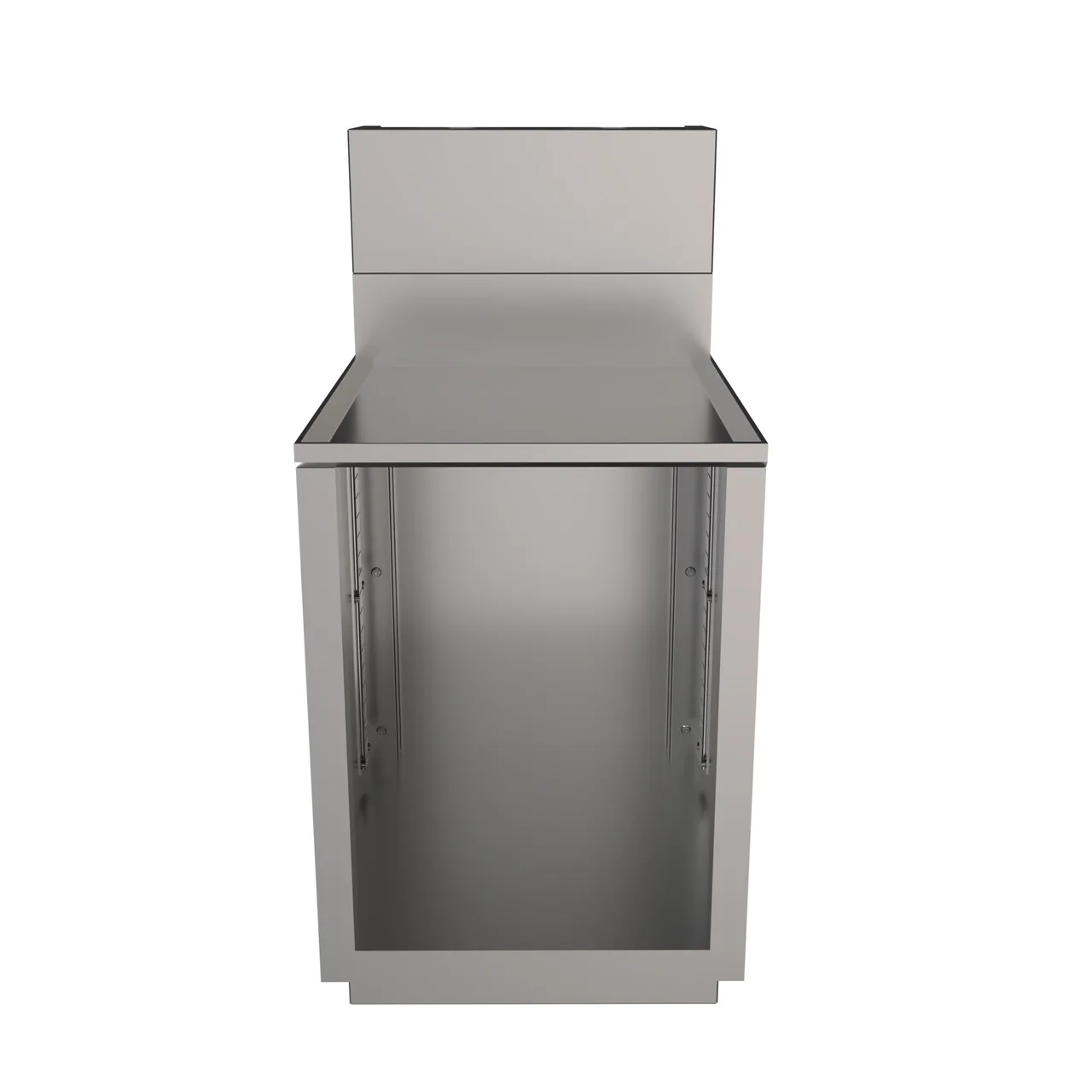 BK Resources UBC-DW-21-W18 Top Shelf Underbar Cabinet, Flat Top with Raised Edge