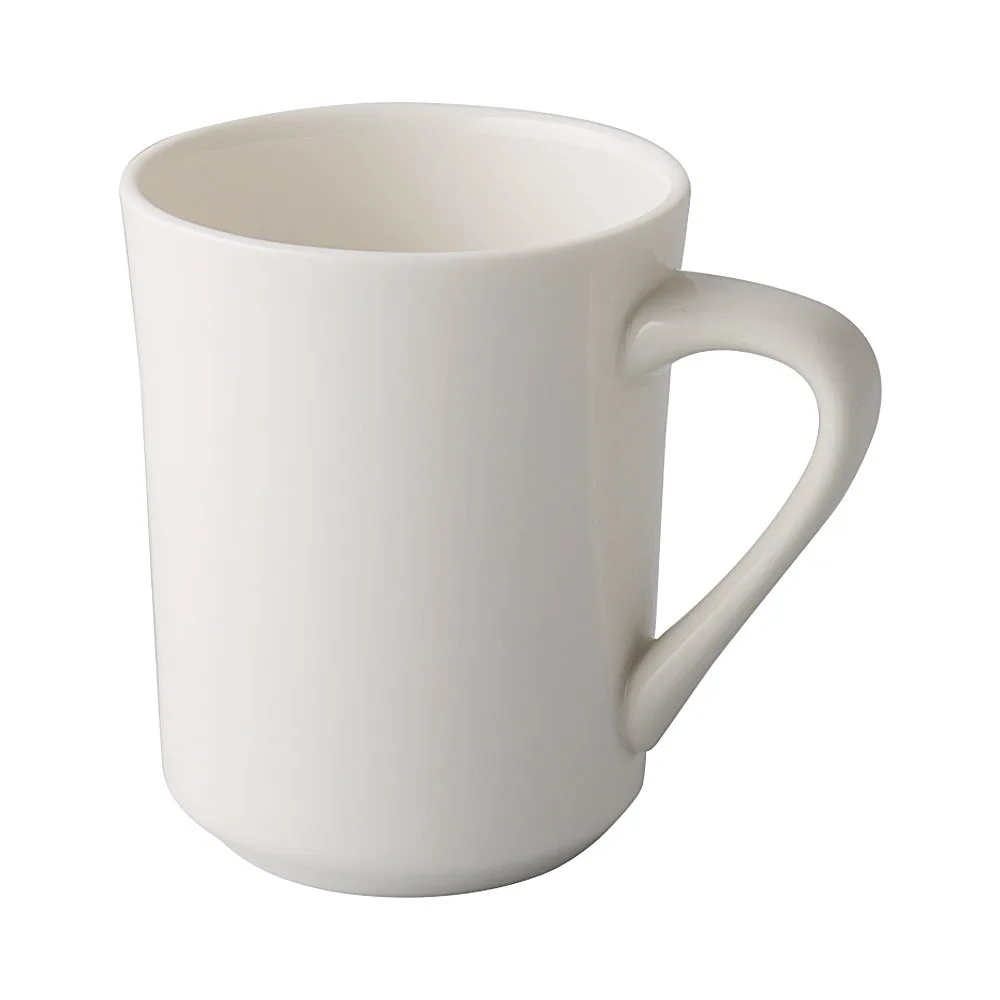 CAC China GW-TM8 Great Wall Tierra 8 oz Mug, 3.125" Dia x 4" H, Porcelain, Dishwasher Safe - 1 Dozen
