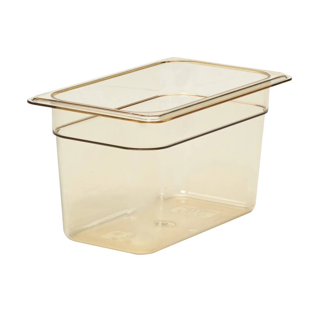 Cambro 46HP150 H‑Pan 1/4‑Size 6" Deep Amber Food Pan, Non‑Stick, -40°F to 375°F, NSF
