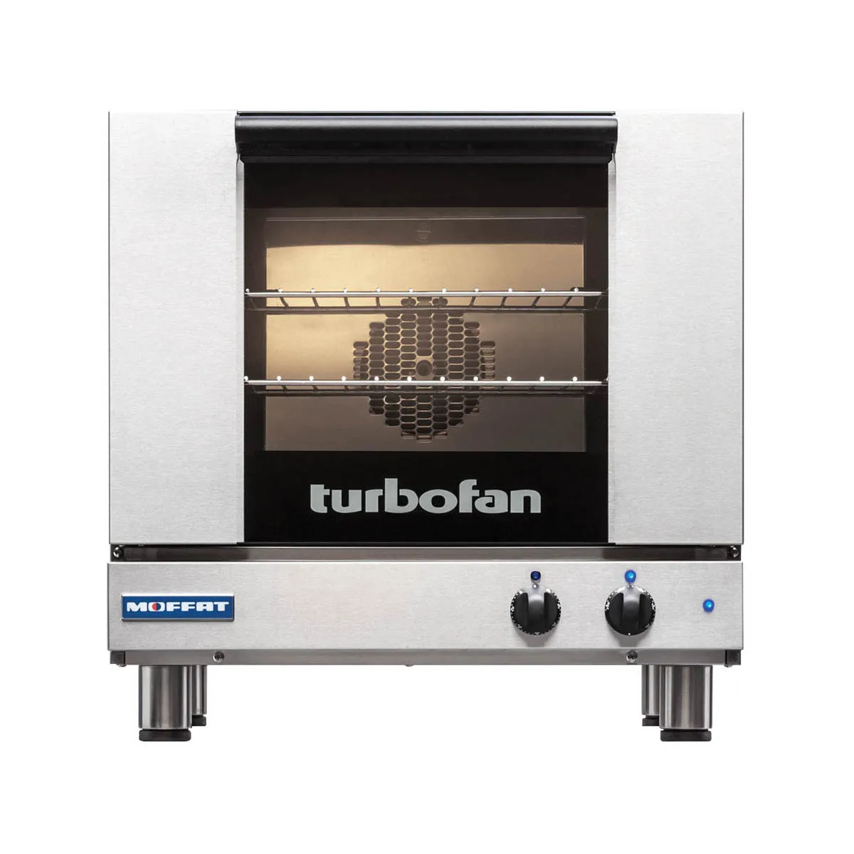 Moffat E23M3 Turbofan® Countertop Half Size Electric Convection Oven, (3) Pans, Manual Controls