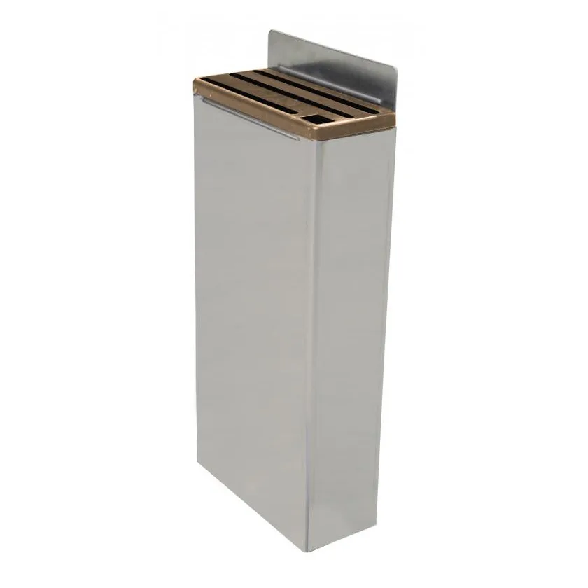 Omcan USA 12920 Knife Rack – Holds 3 Knives + 1 Sharpening Steel, 4 Slots, Plastic Insert, Storage