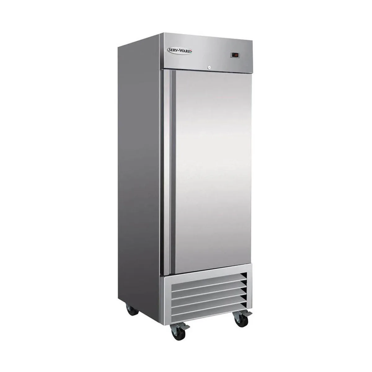 Serv-Ware RR1-HC 27" 1-Section Reach-In Refrigerator, Stainless Steel, 23 cu. ft.