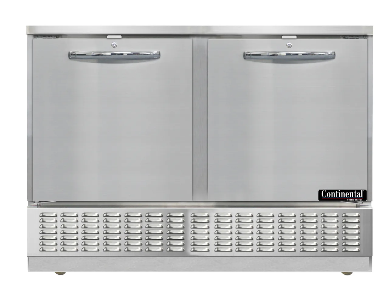 Continental Refrigerator UC48SN 48" 2-Door Undercounter Refrigerator, Front Breathing, 8.6 cu. ft.