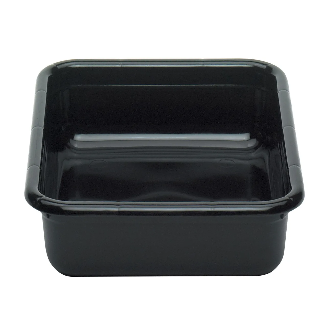 Cambro 1520CBPF110 Cambox® Bus Box, 15-5/16"L x 19-15/16"W x 4-15/16"H, Hi-Gloss Plastic, 1-Compartment, Black