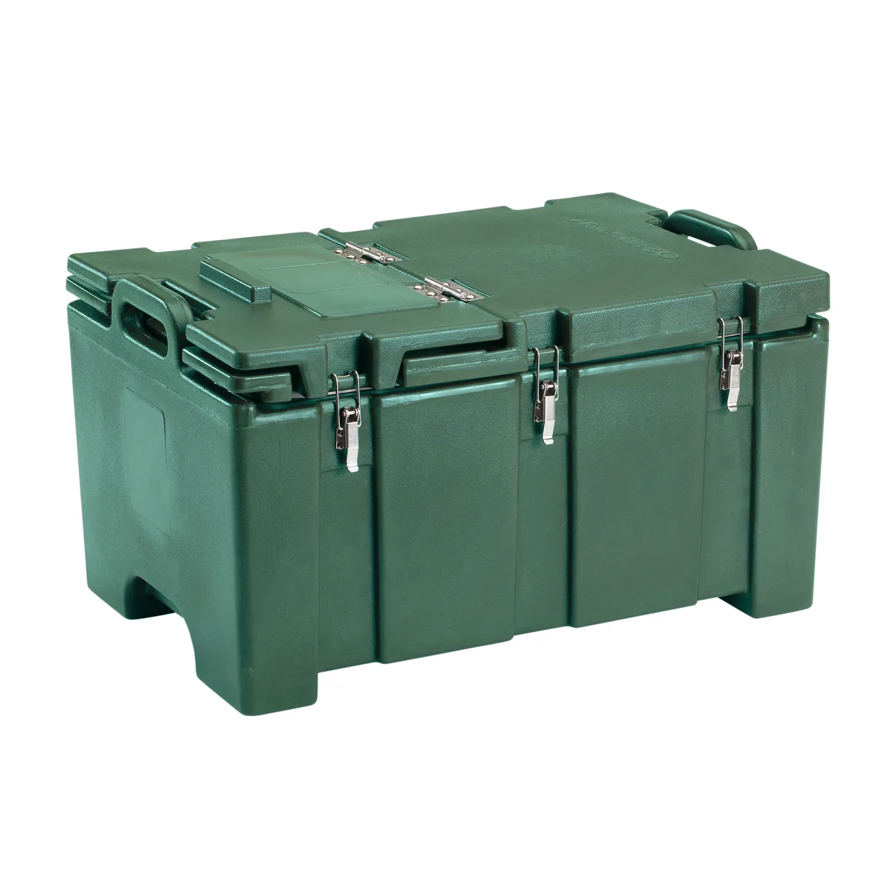 Cambro 100MPCHL519 Camcarriers® Top Loading Insulated Food Carrier w/ Hinged Lid, Green