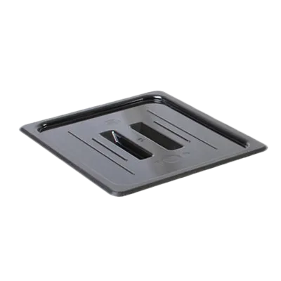 Thunder Group PLPA7120CBK Food Pan Cover, 1/2 Size, Solid, Built-In Handle, Black
