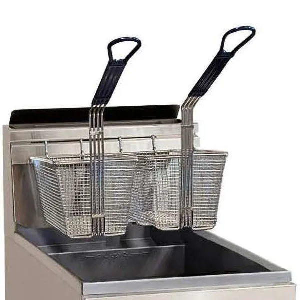 Imperial EFS-40 17" Floor Model Gas Deep Fryer, Full Pot, NG or LP Gas, 40 Ibs Capacity, 105.000 BTU