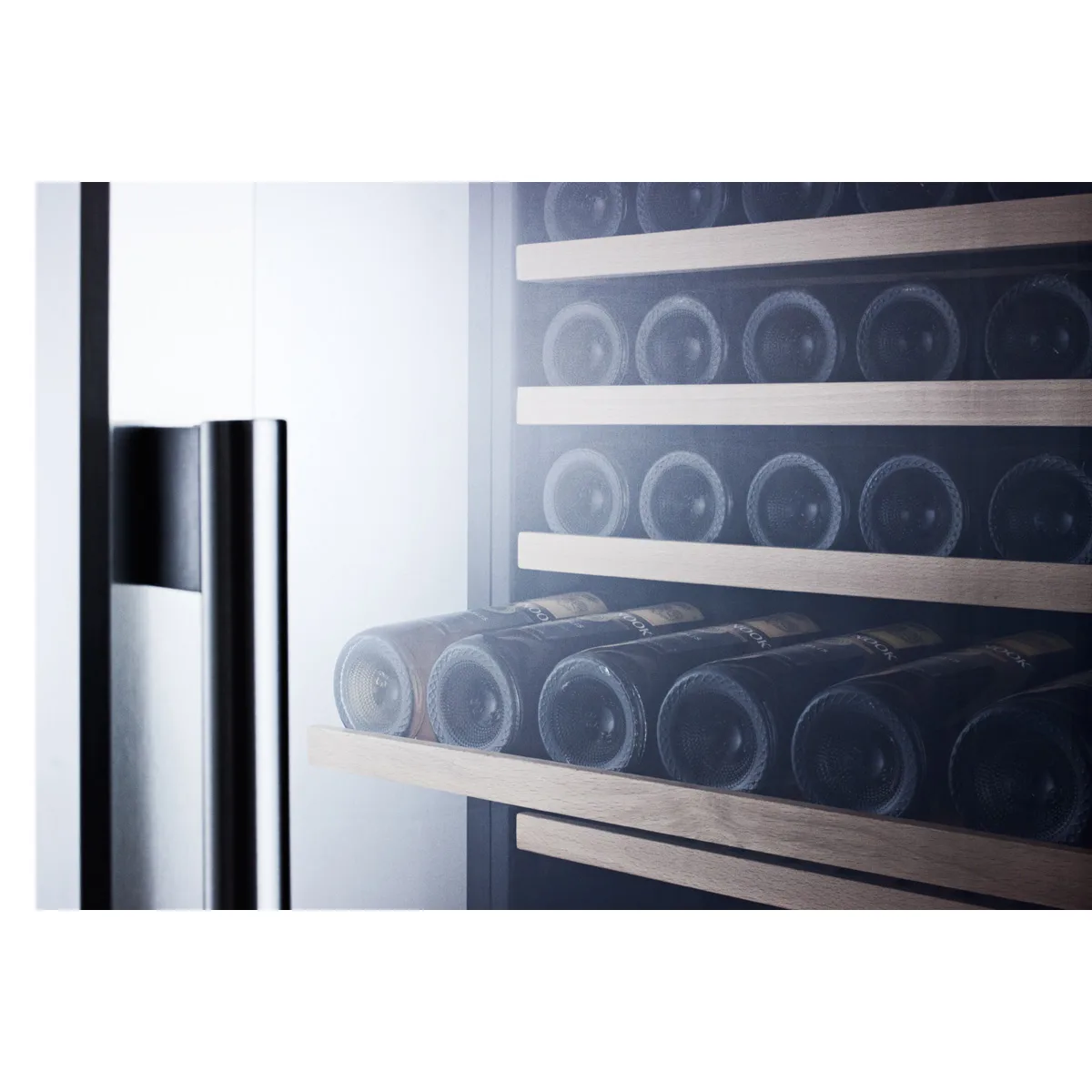 Summit SWC1966 24" Glass Door Wine Refrigerator, Dual Temperature, 160 Bottles