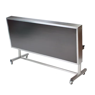 Forbes Industries 5220-6-H1 Mobile Induction Table w/ (1) Center Holding/Warming Unit,  Laminate Tabletop