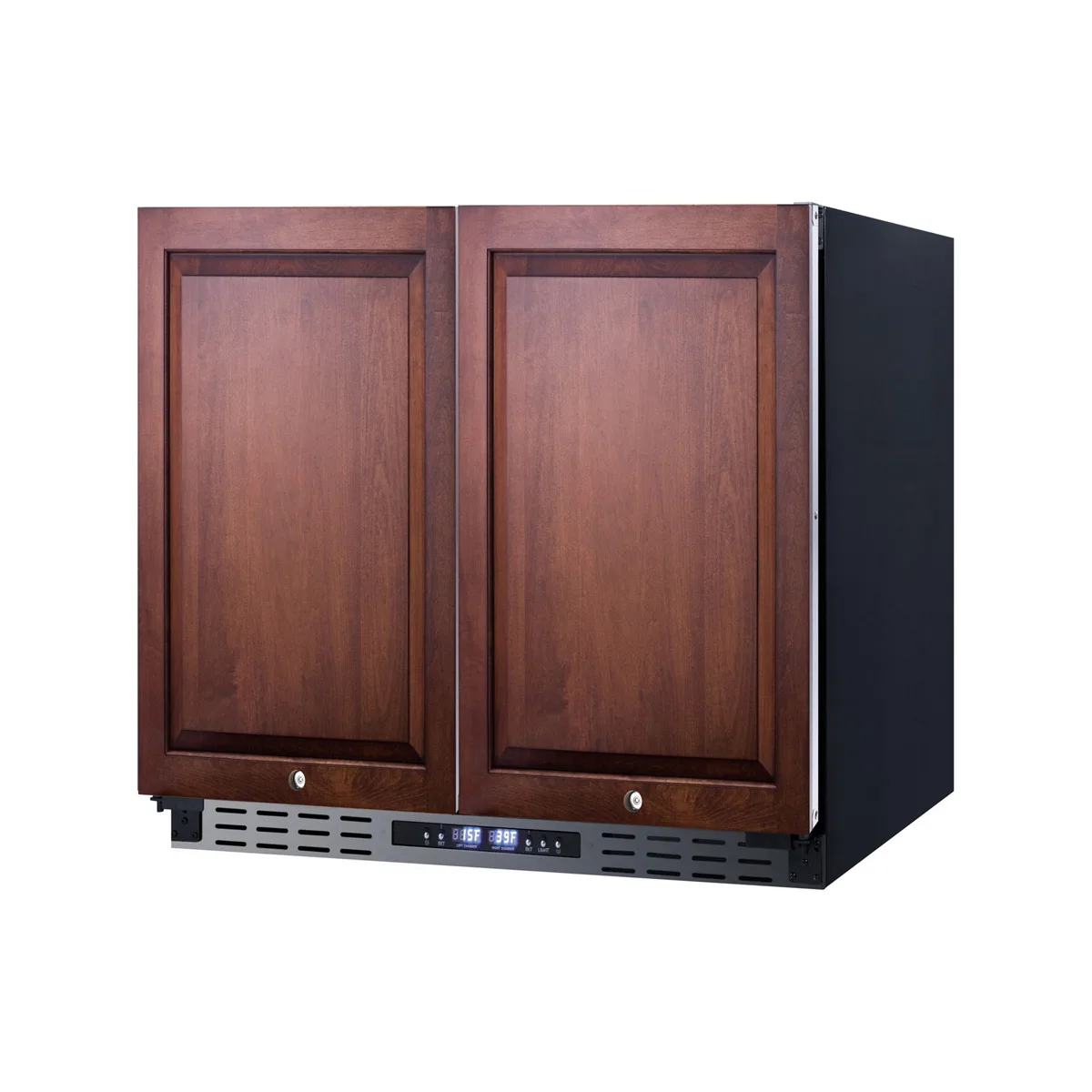 Summit FFRF36IFADA 36" Built-in or Freestanding Refrigerator Freezer in Black, Panel Ready Doors, ADA Compliant, 5.8 cu. ft.