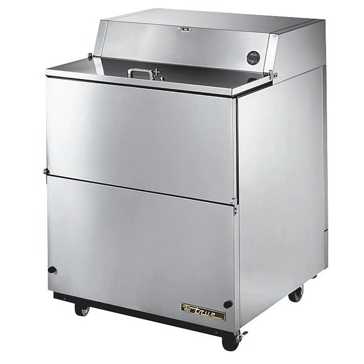 True TMC-34-S-SS-HC 34" Single Sided Milk Cooler, Forced Air, 8 Crates Capacity
