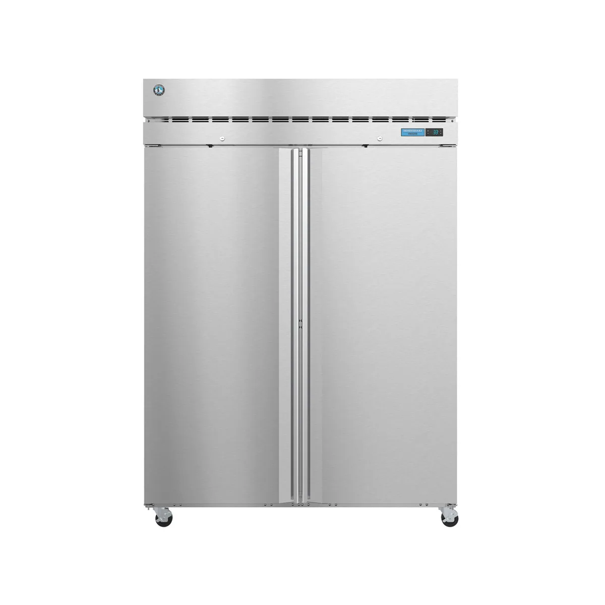 Hoshizaki F2A-FS 55" Two Section Reach-In Freezer w/ 2 Solid Doors, Top Mount, 50 cu. ft.