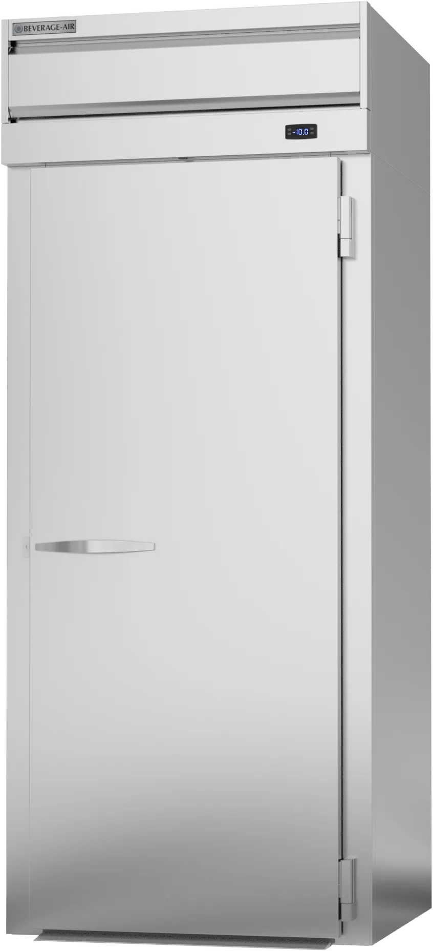 Beverage Air PFI1XTHC-1AS 36" One Section Roll-In Freezer w/ Solid Door, Extra Tall, 38 cu. ft.