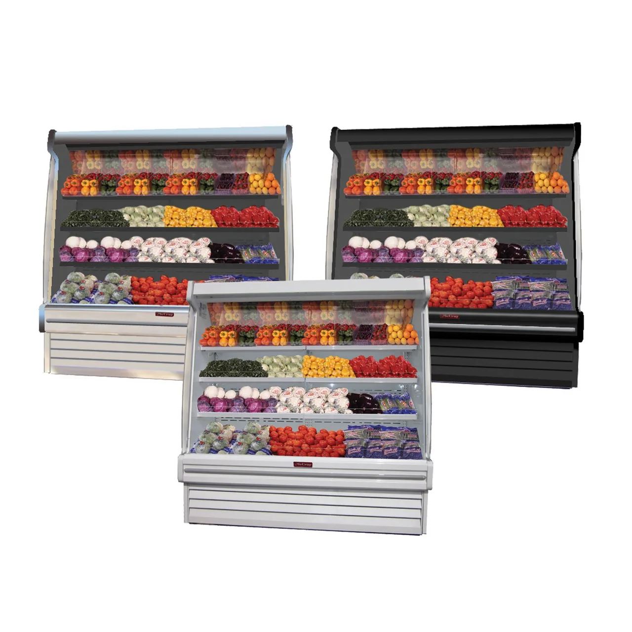 Howard-McCray SC-OP35E-3S-LED 39" Refrigerated Produce Display Case, White