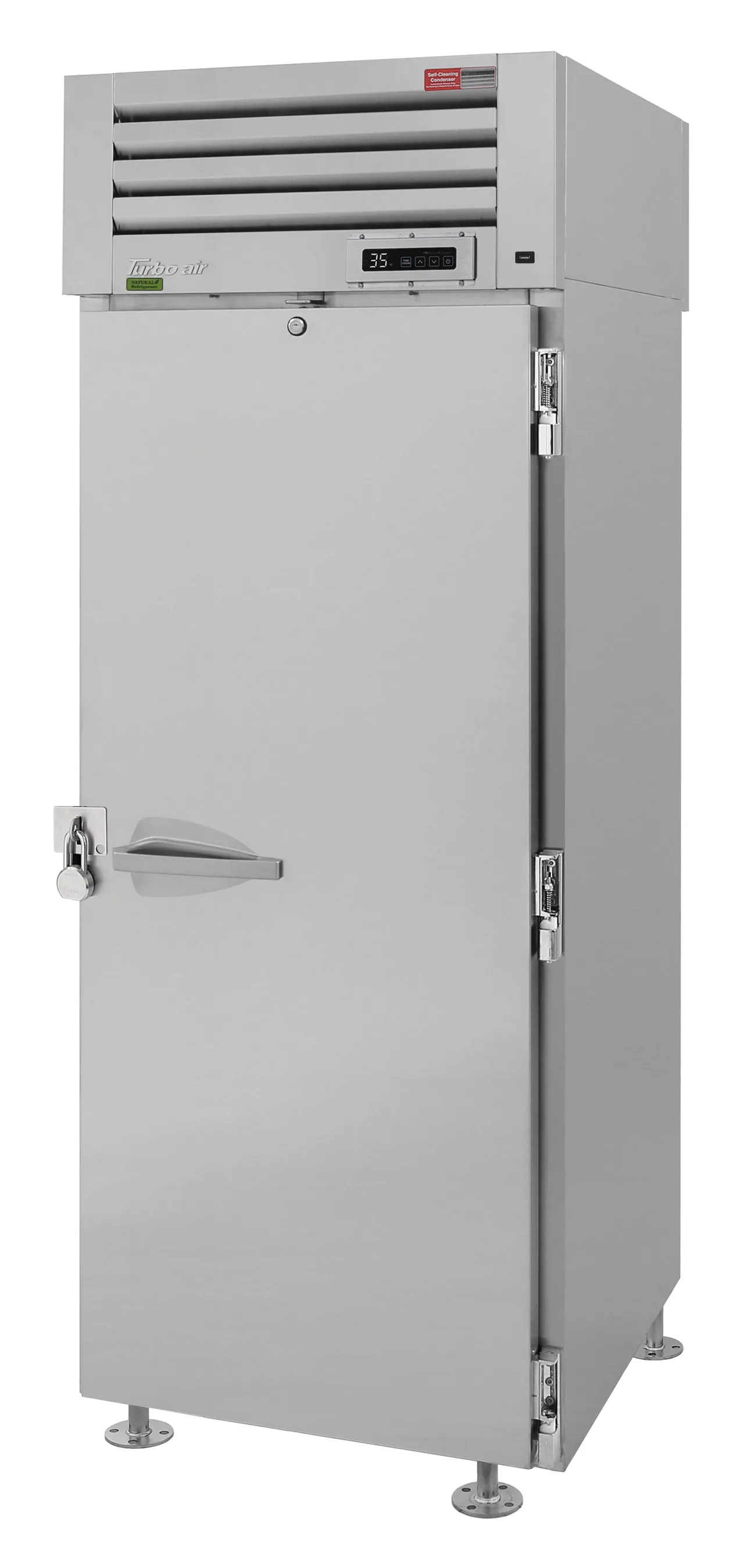 Turbo Air PRO-26R-N-CRT 29" 1-Section Reach-In Refrigerator for Correctional Facility, Stainless Steel, 25 cu. ft.