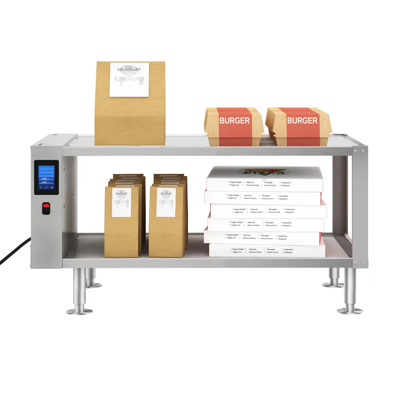 Koolmore KM-WSC-T2 Koolmore Commercial Take Out Warmer Cabinet, (2) Shelves