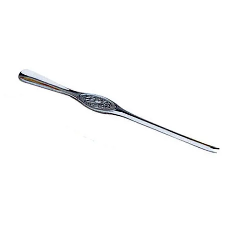 Omcan USA 80746 8" Stainless Steel Seafood Pick, Fork‑Style Skewer for Shellfish, Polished Finish