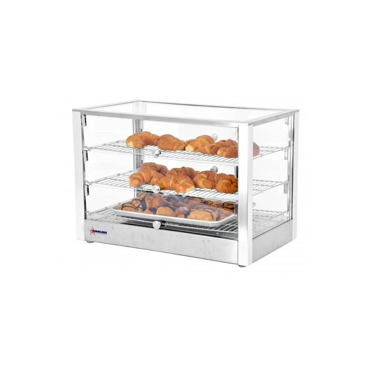 Omcan USA 41873 27" Countertop Hot Food Display Case