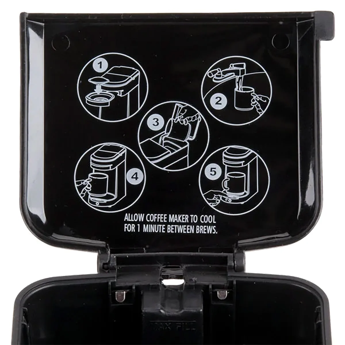 Hamilton Beach HDC200S-CE Stainless Steel Front Loading Pod Coffee Maker, 500W/230V - Black