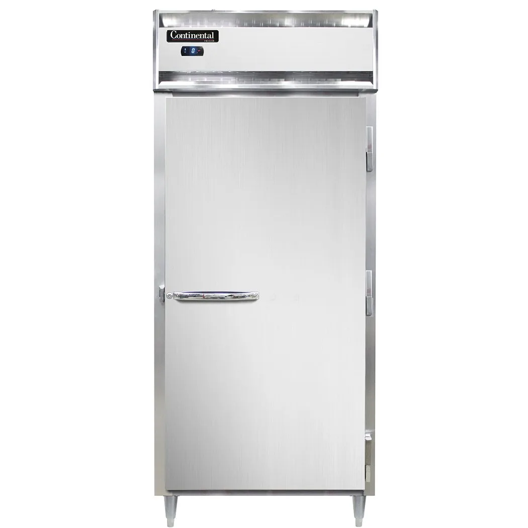 Continental Refrigerator D1FXSNSA 36" 1-Section Reach-In Freezer w/ Solid Door, Stainless Steel Exterior, 30 cu. ft.