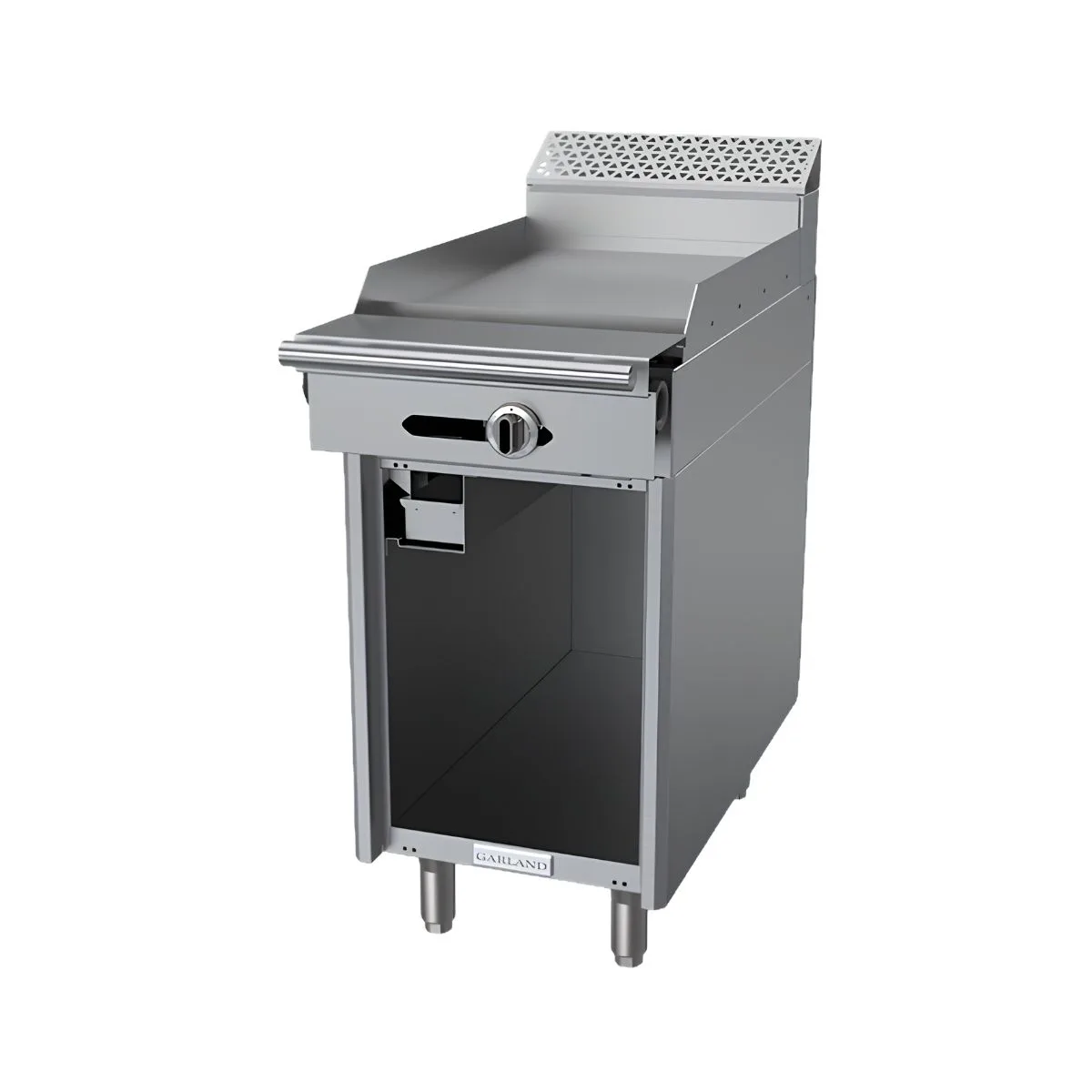 Garland US Range C18-1-1S Gas 18" Heavy Duty Range, 18" Full Griddle w/ Thermostatic Controls, Cabinet Base, 30.000 BTU 
