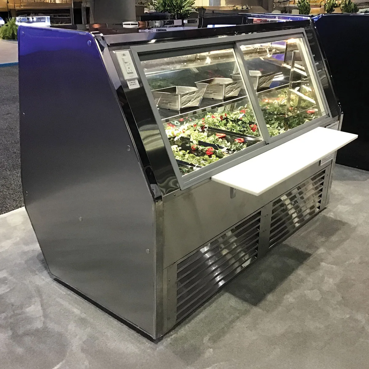 Howard-McCray SC-CDS40E-4-S-LED 53" Flat Refrigerated Deli Display Case