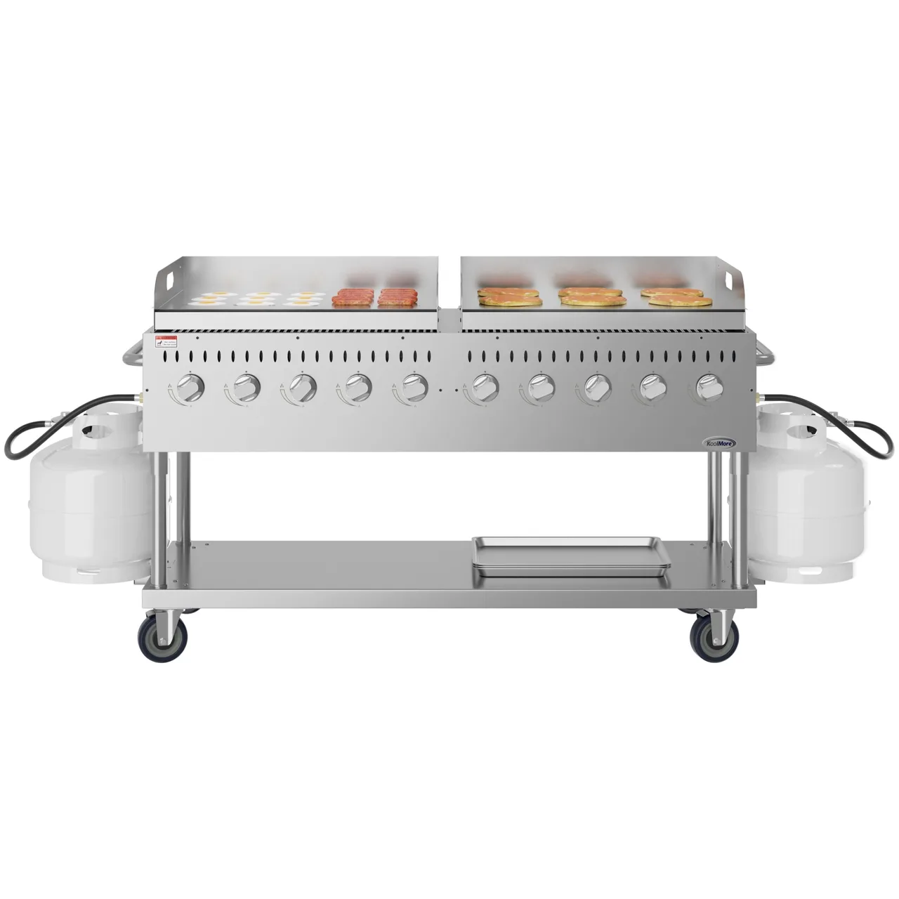 Koolmore CGKIT7-G36G36 72" Outdoor Gas Grill, (10) Burner
