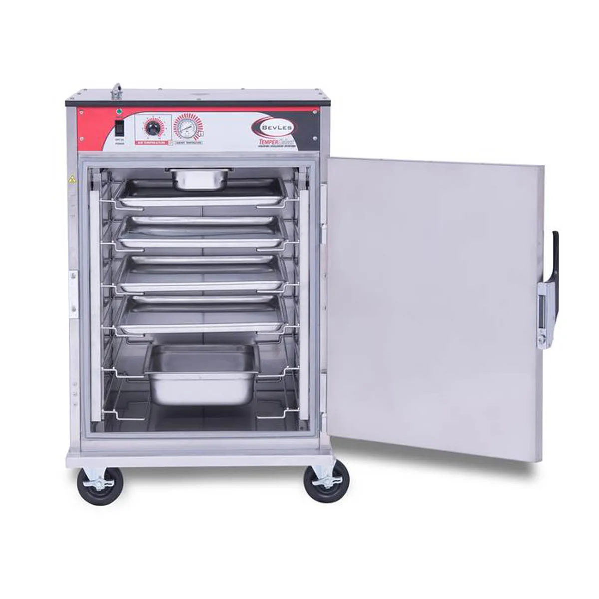 BevLes HTSS44P84 Half Height Insulated Temper Select Heated Cabinet, (1) Solid Door, Narrow Width, 230V