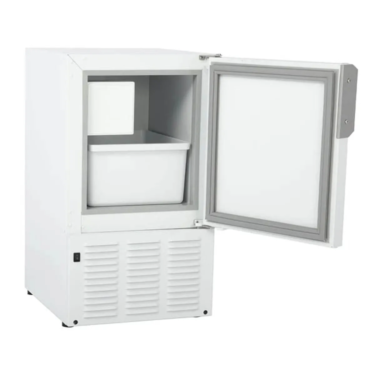 Maxx Ice MMAR25W 14" Air Cooled Crescent 25 lb Undercounter Ice Machine with 12 lb Bin, White