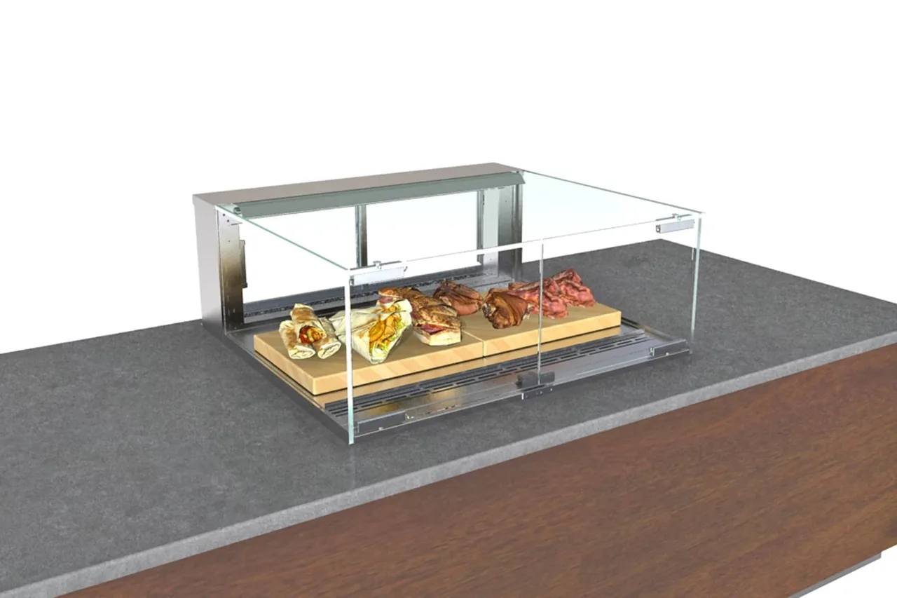 Structural Concepts NE4813HSV 48" Reveal® Service Heated Slide In Counter Case