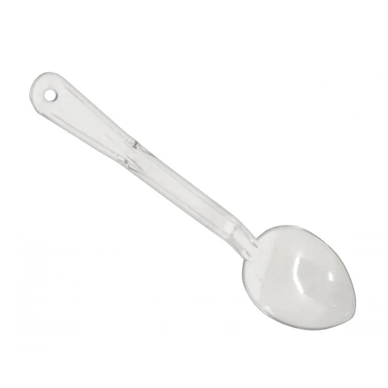 Omcan USA 80291 Serving Spoon 13" Clear Polycarbonate Plastic, 13‑14" Length, NSF‑Approved