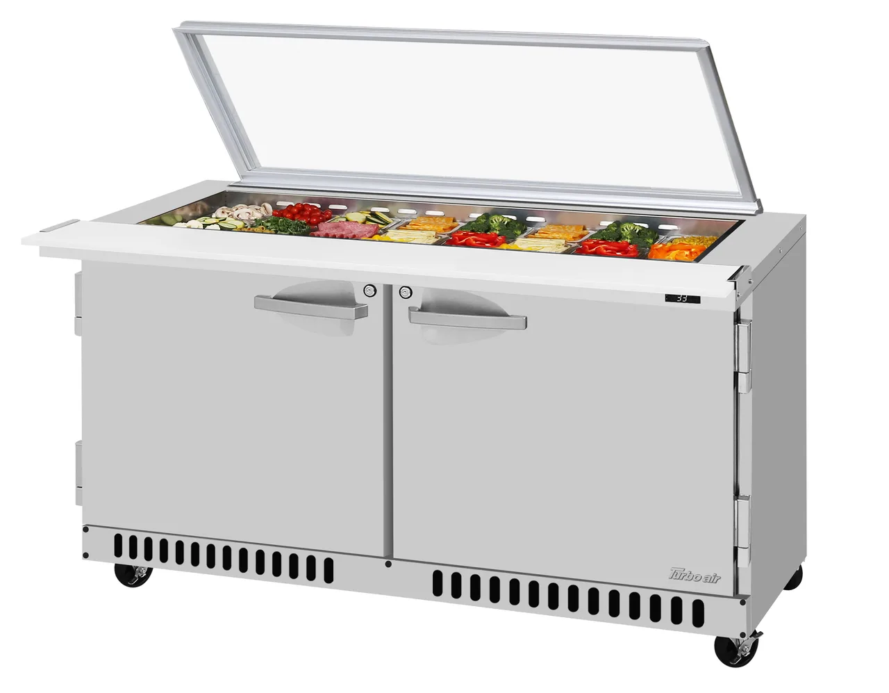 Turbo Air PST-60-24-FB-N-GL Sandwich / Salad Unit Refrigerated Counter