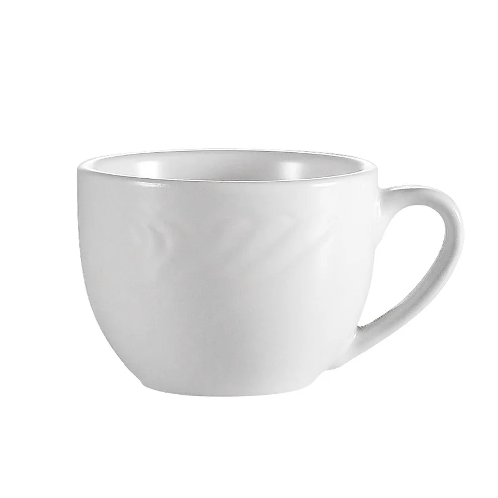 CAC China RSV-54 - Demitasse Cup 3.5 oz (2‑3/4" Dia x 2" H), White Porcelain, Oven Safe - 1 Dozen