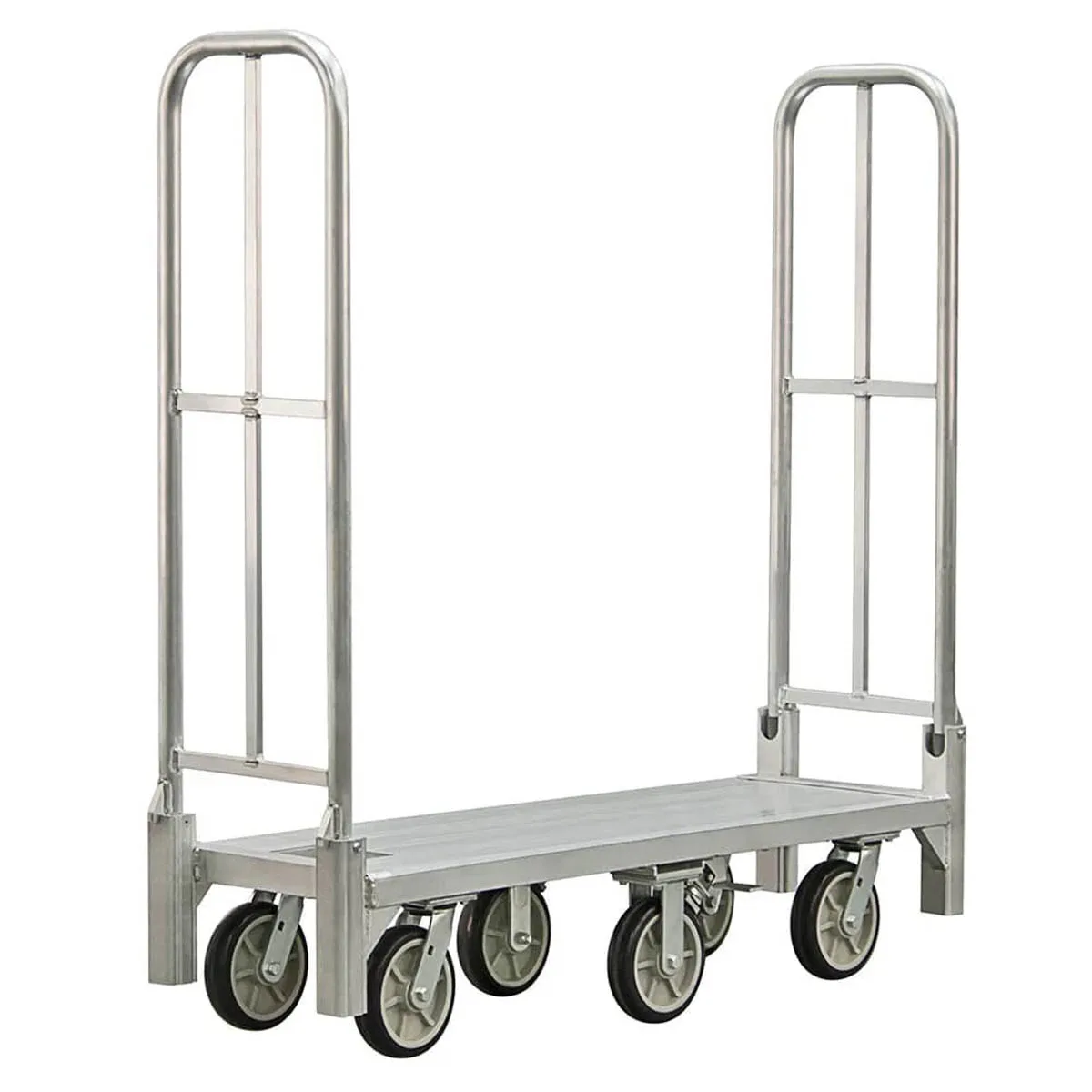 New Age BDT18568 1200 lb Bulk Delivery Truck, 18x63x61, Aluminum Frame, Dual Handle, 8 Inch Casters