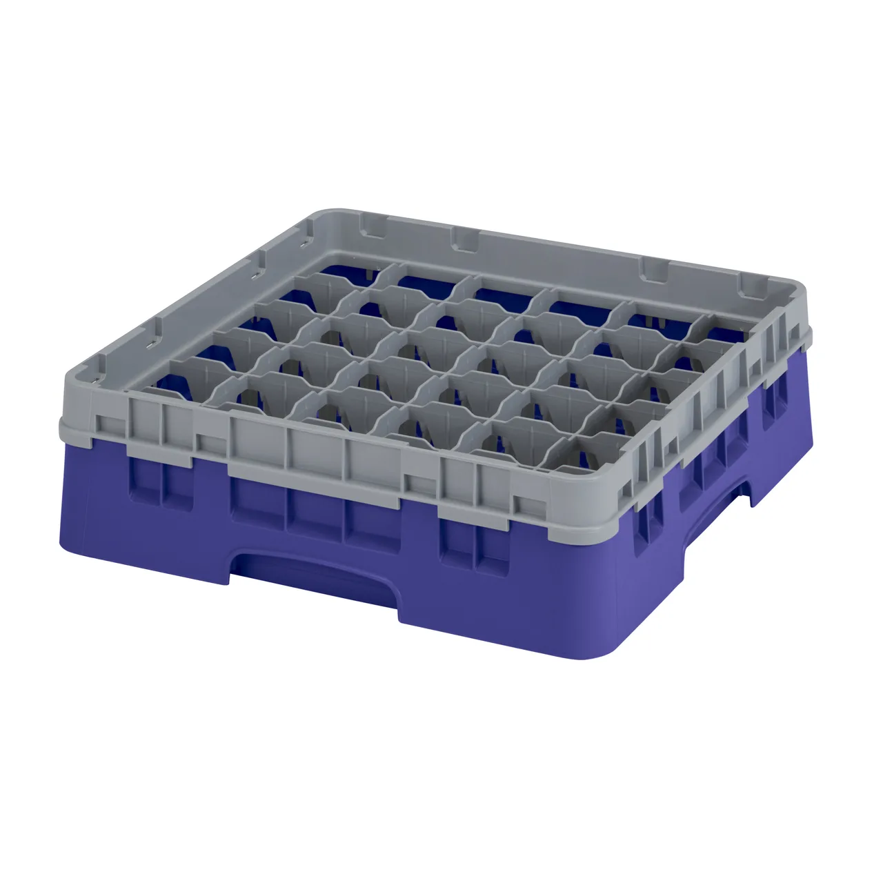 Cambro 36S318186 Camrack Glass Rack, Navy Blue, Full Size, 19-3/4 x 19-3/4, 36 Compartments
