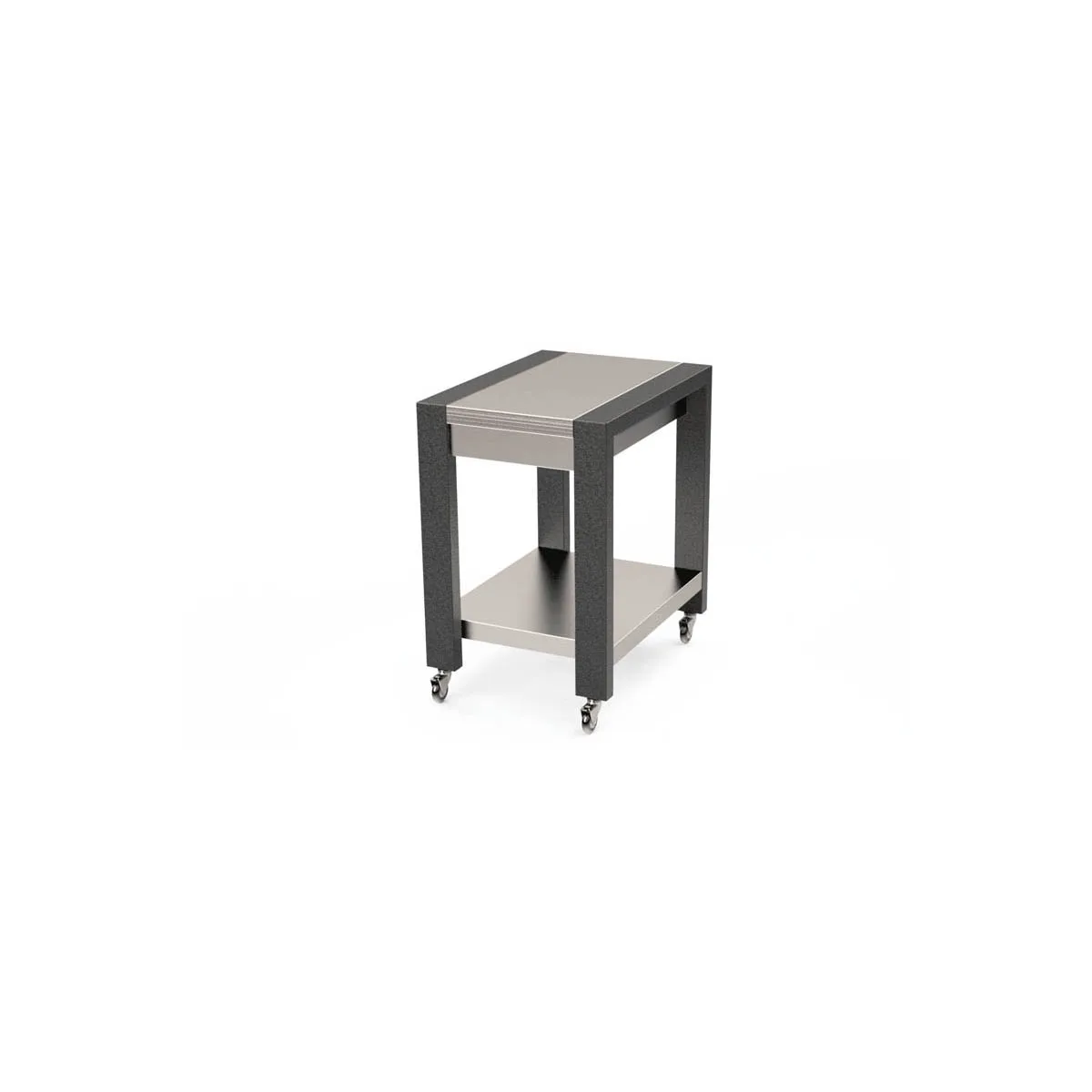 Lakeside 160140 24" Mobile Modular Traveler Serving Table, Stainless Steel Top and Undershelf