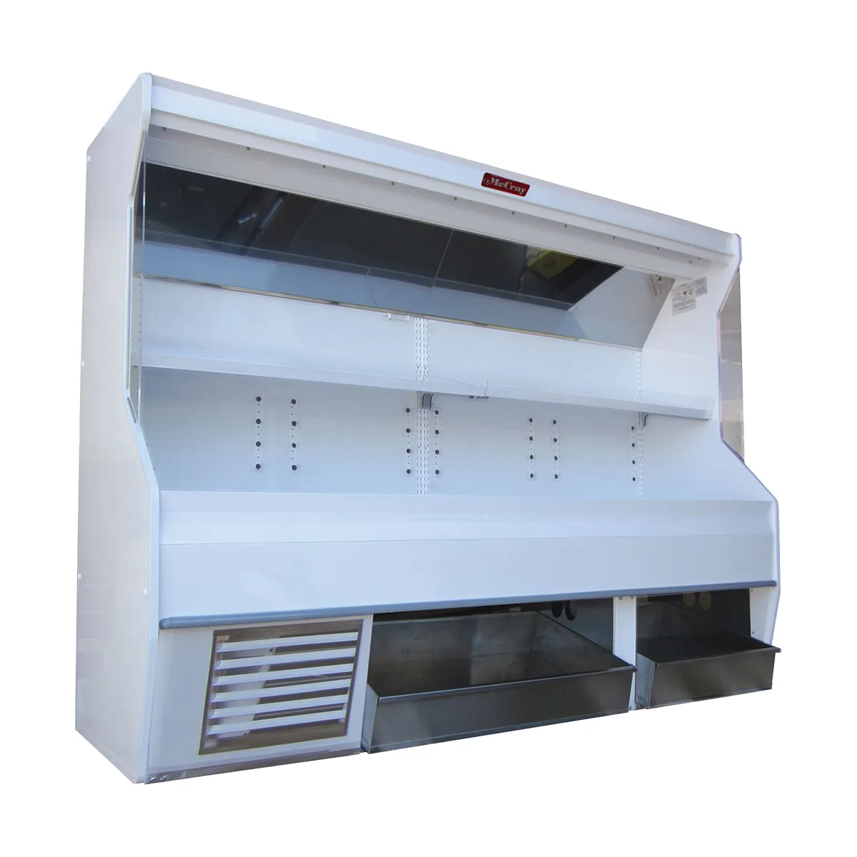 Howard-McCray SC-P32E-8S-BINS-LED 98" Refrigerated Produce Display Case, White