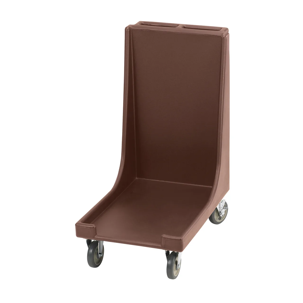 Cambro CD1826H131 Dark Brown Camdolly for 18" x 26" Trays with Handle