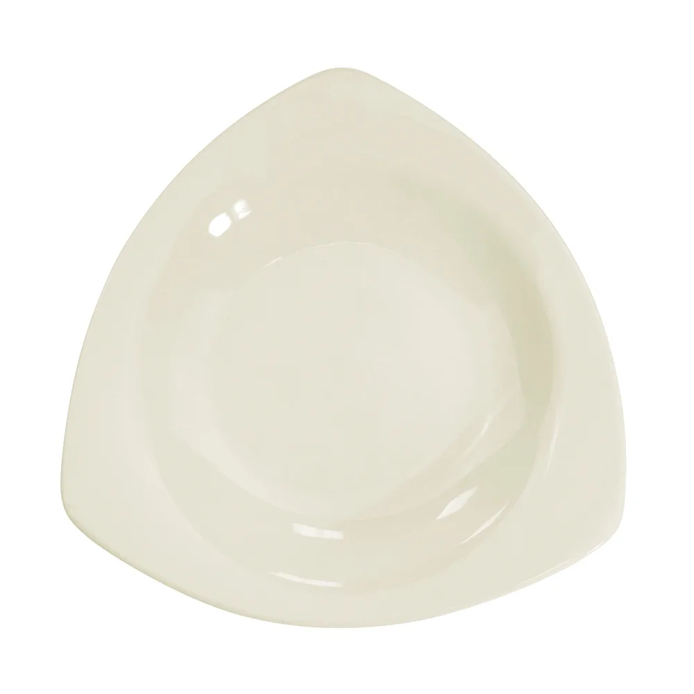 CAC China REC-77 Pasta Bowl, 22 oz (10" x 10" x 2"), White Ceramic, Microwave Safe - 1 Dozen