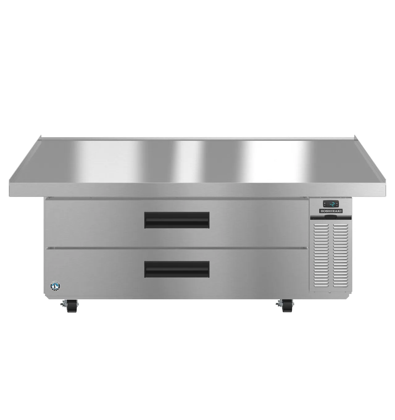Hoshizaki CF72B 72" 2 Drawers Freezer Chef Base, Stainless Steel, 12.82 cu. ft., 1/2 HP, 115V