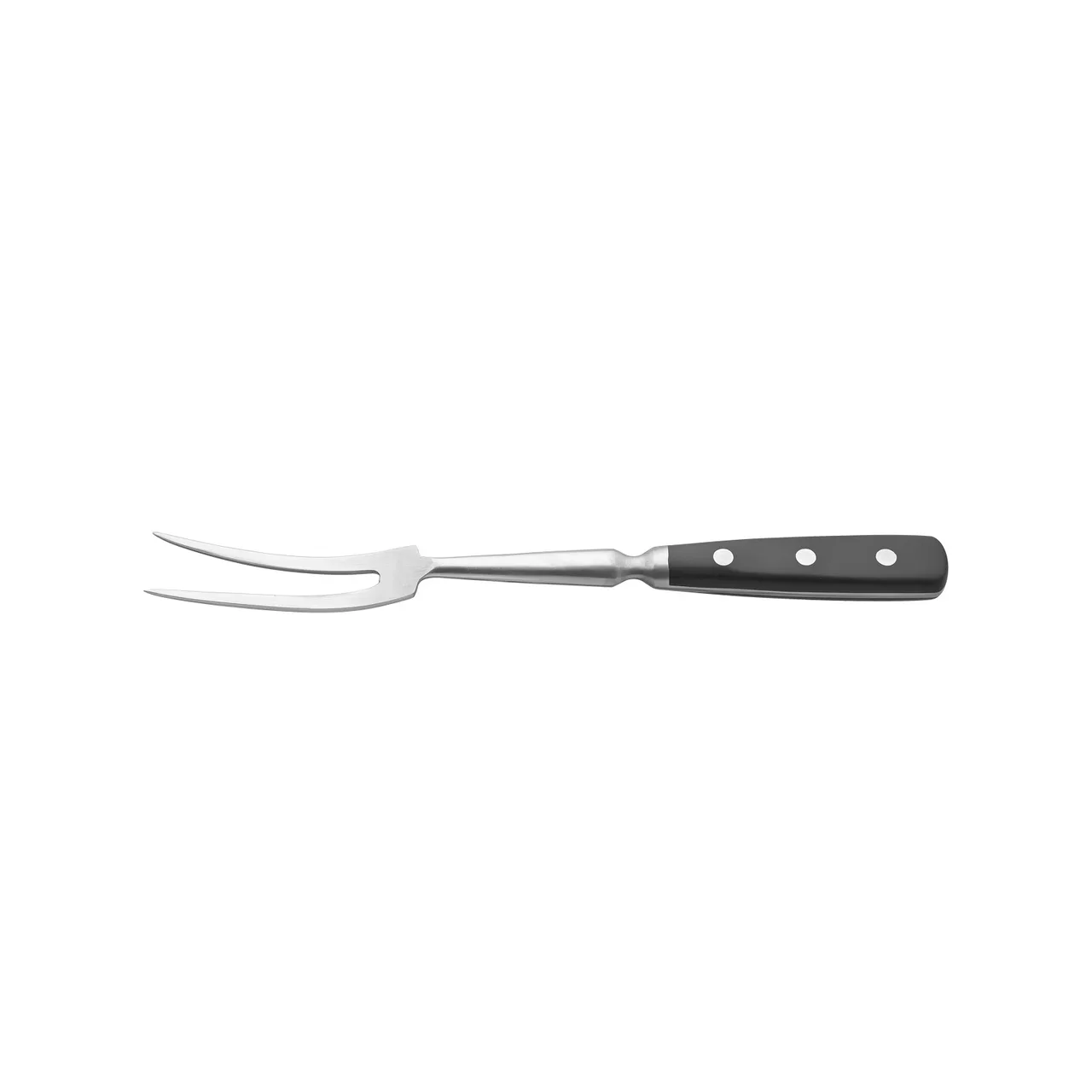 CAC China FKPS-412 Cook's Fork, 12" Overall Length, 4" Blade, POM Handle, Stainless Steel