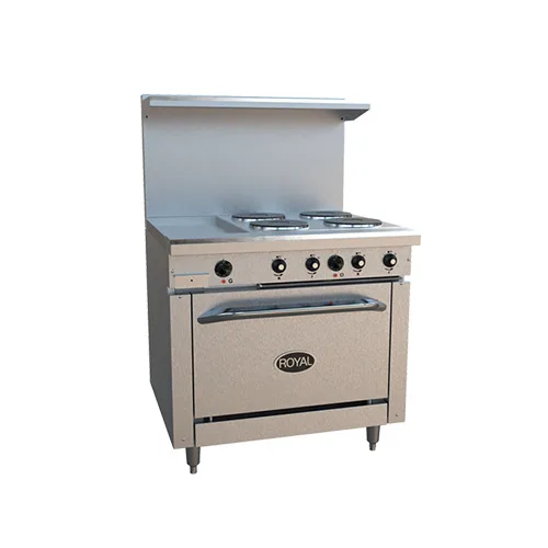 Royal Range of California RRE-4GT12 Restaurant Range, Electric, 36"