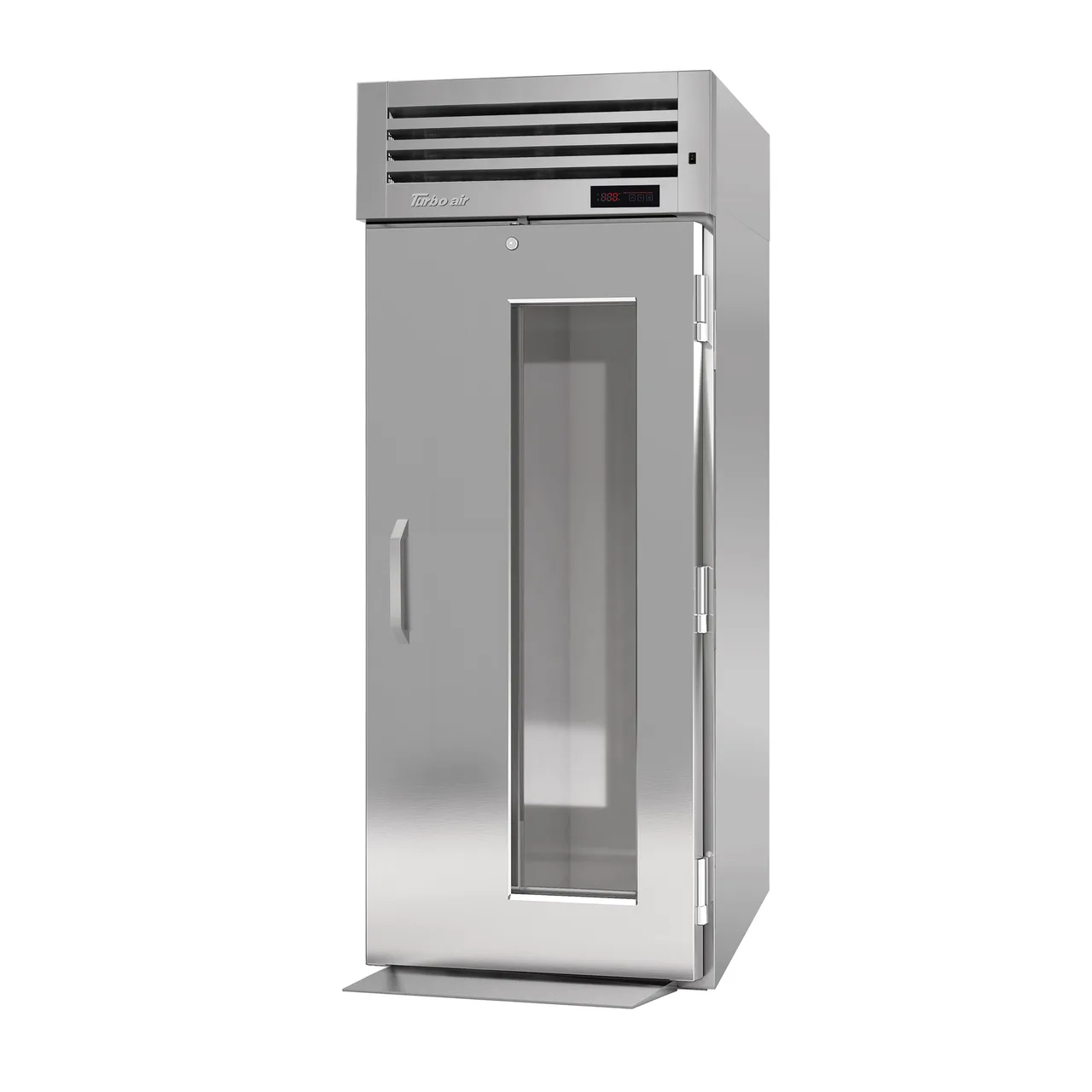 Turbo Air PRO-26H2-G-RT(-L) "Full Height" 1-Section 2-Door Glass Heated Holding Cabinet 34"W