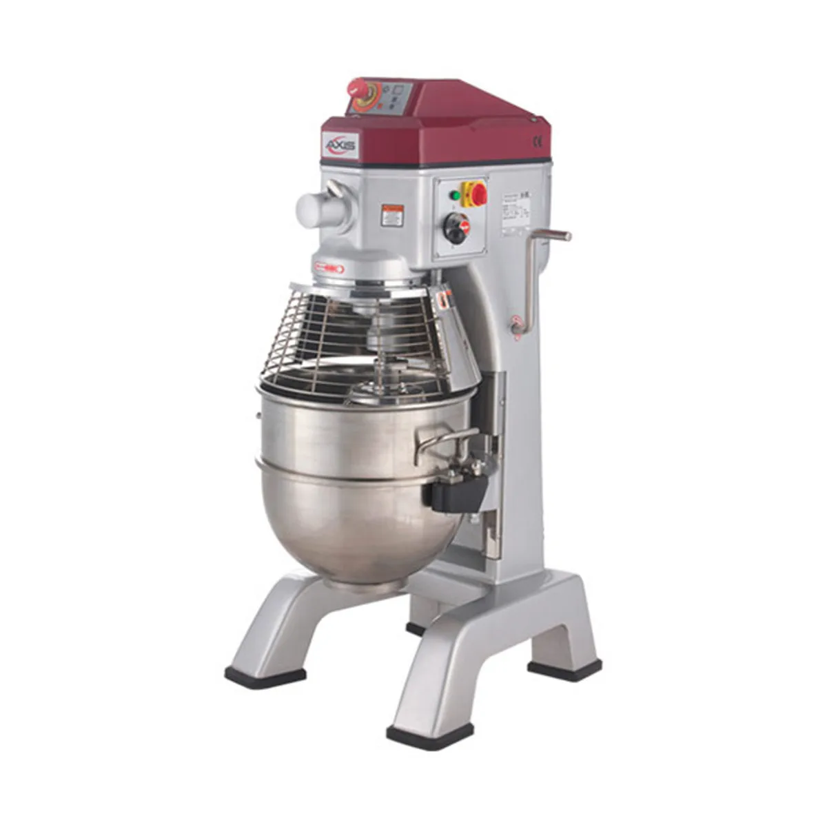 Axis AX-M40 Floor Model 40 qt Planetary Mixer with Timer, #12 HUB, 3-Speed, 1-1/2 hp