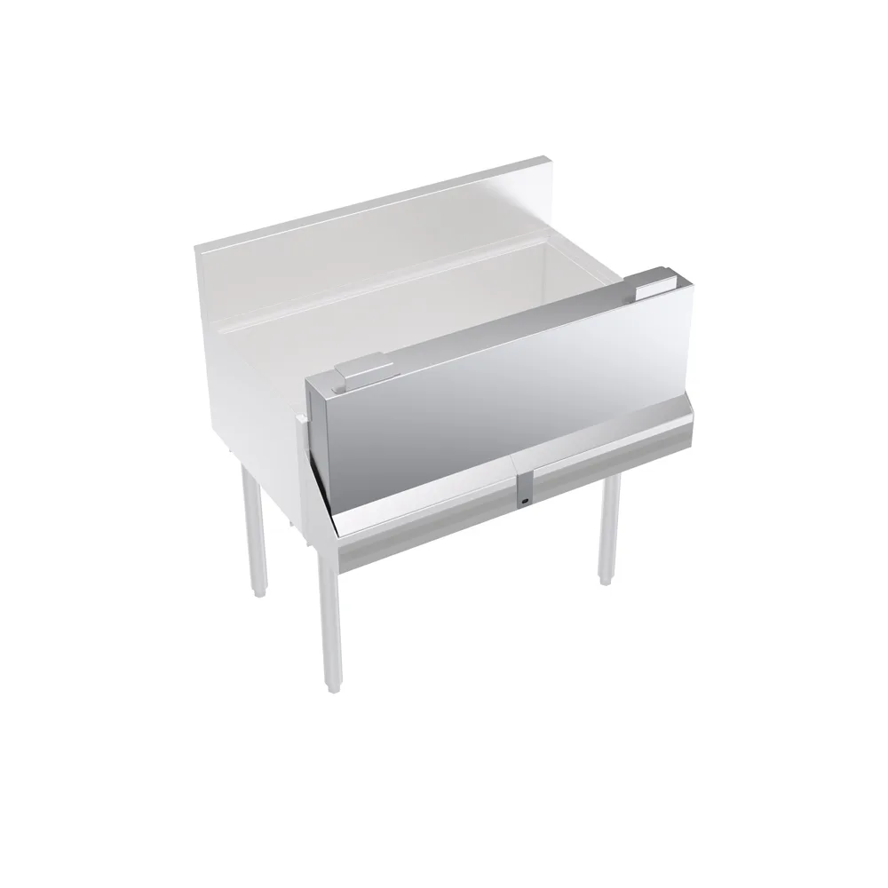 Krowne KR-SC34 Series Speed Rail Locking Cover, Single, 34" Width, 31"-36" Fit, Stainless Steel