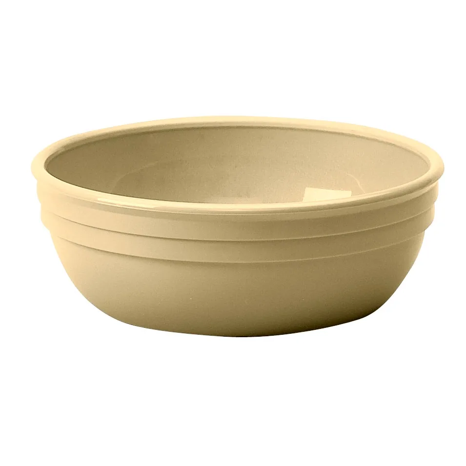 Cambro 100CW133 Nappie Bowl – 5" Dia x 1‑11/16" H, 12.5 oz, Beige Polycarbonate, Glossy Finish