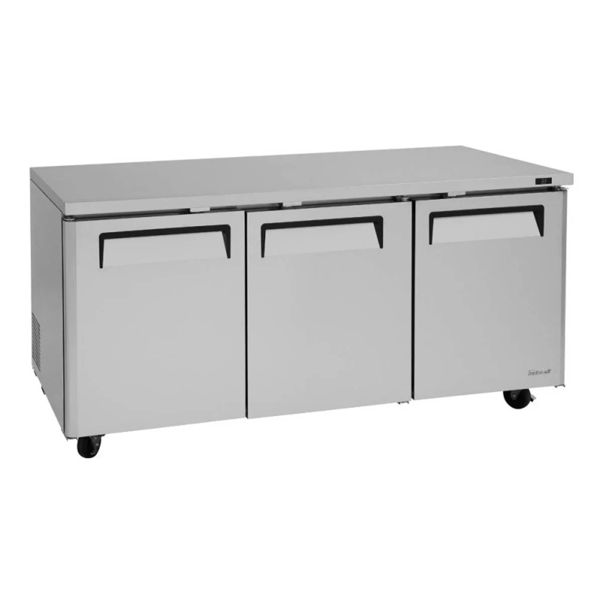 Turbo Air MUR-72-N 72" 3-Section Undercounter Refrigerator w/ 3 Doors, 18.8 cu. ft.