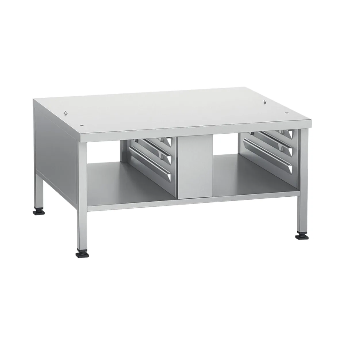 RATIONAL 60.31.206 Low Stand II Oven Equipment Stand, Stationary, Open Base With Pan Slides