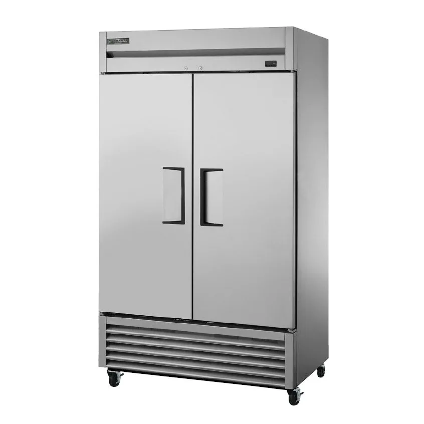 True TS-43F-HC 47" 2-Section Reach-In Freezer, 2 Solid Doors, Bottom Mount, 43 cu. ft., Stainless Steel