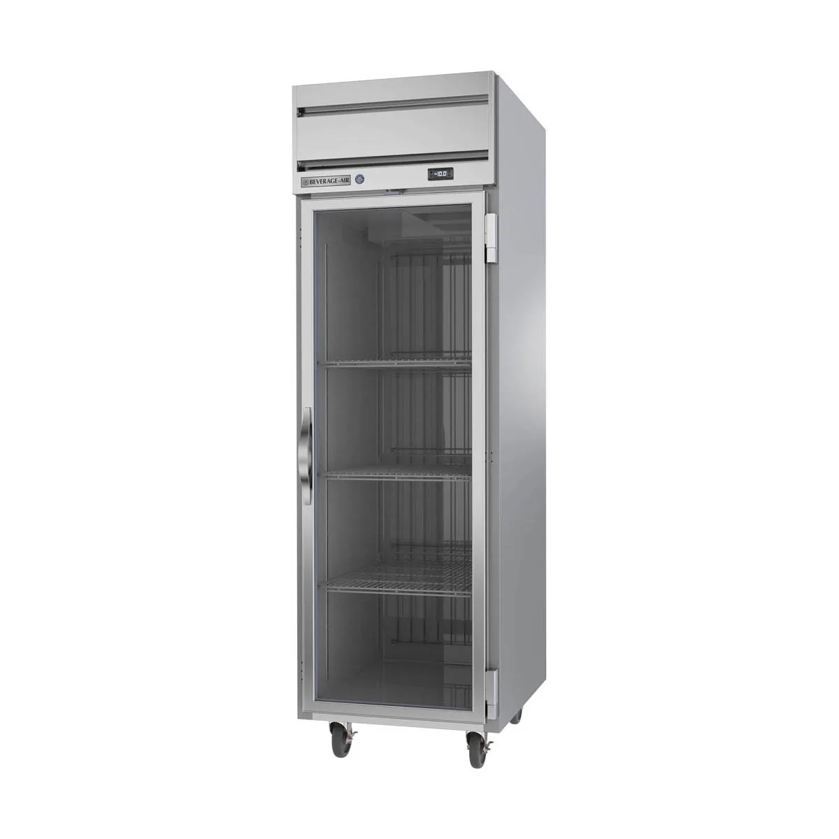 Beverage Air HF1HC-1G 26" 1-Glass Door Reach-In Freezer, Top Mounted, 21.06 cu. ft.